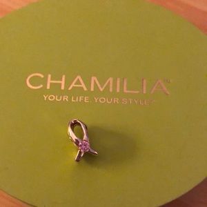 Chamilia 925 Breast Cancer Ribbon